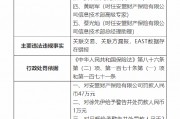 安盟財產(chǎn)保險有限公司被罰47萬元：關(guān)聯(lián)交易、關(guān)聯(lián)方漏報，EAST數(shù)據(jù)存在錯報