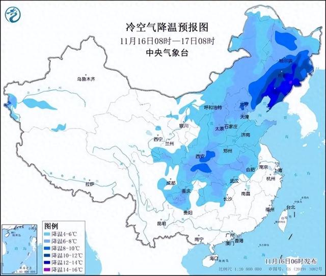 冷冷冷！大風(fēng)＋降溫都來(lái)了！全國(guó)冰凍線進(jìn)程圖出爐，這些地方雨雪天氣持續(xù)在線