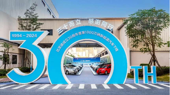 比亞迪成立30周年：技術(shù)引領(lǐng)，成就全球首家千萬(wàn)輛新能源汽車下線