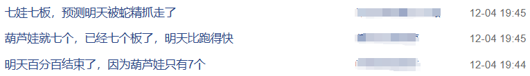 沾上“蛇字輩”，葫蘆娃7連板！股民熱評(píng)：七個(gè)娃，七個(gè)板（附概念股名單）