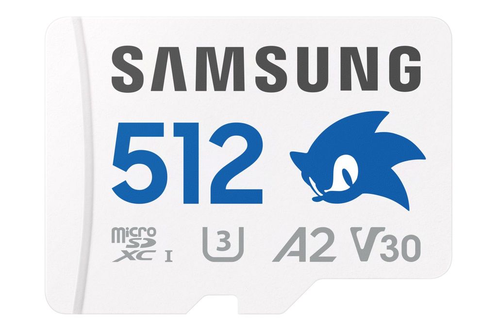 三星和世嘉合作推出索尼克主題 PRO Plus microSD 卡，起價(jià) 24 美元