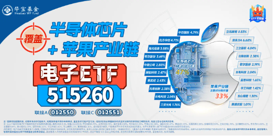 華為高端手機(jī)降價(jià)！半導(dǎo)體+消費(fèi)電子共舞，電子ETF（515260）盤中漲逾1%，寒武紀(jì)-U漲超6%