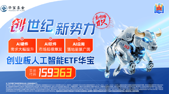AIDC產(chǎn)業(yè)鏈爆發(fā)，軟通動(dòng)力大漲超12%！創(chuàng)業(yè)板人工智能ETF華寶（159363）摸高漲近4%，強(qiáng)勢(shì)突圍！