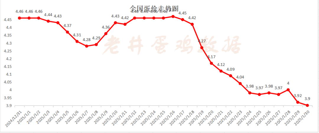 老井扯雞蛋：昨日全國雞蛋均價、淘汰雞均價均偏弱！
