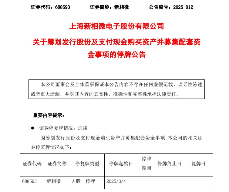這家A股公司宣布，重大資產(chǎn)重組，今起繼續(xù)停牌！