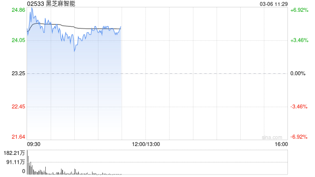 黑芝麻智能早盤(pán)高開(kāi)逾6% 公司預(yù)計(jì)2024年度實(shí)現(xiàn)扭虧為盈