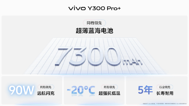 vivo Y300 Pro+正式發(fā)布：7300mAh超薄藍海電池，職業(yè)模式再升級
