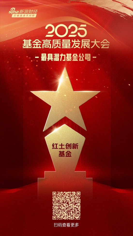 2025公募基金榮譽(yù)榜：紅土創(chuàng)新基金獲得最具潛力基金公司1項大獎